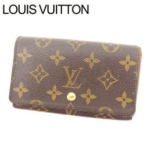 Louis Vuitton Wallet bifold Porte Monnaie Vieux Trsor brown leather